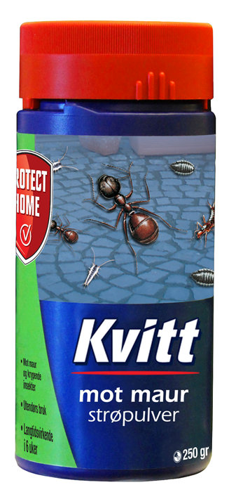 Kvitt D strøpulver mot maur 